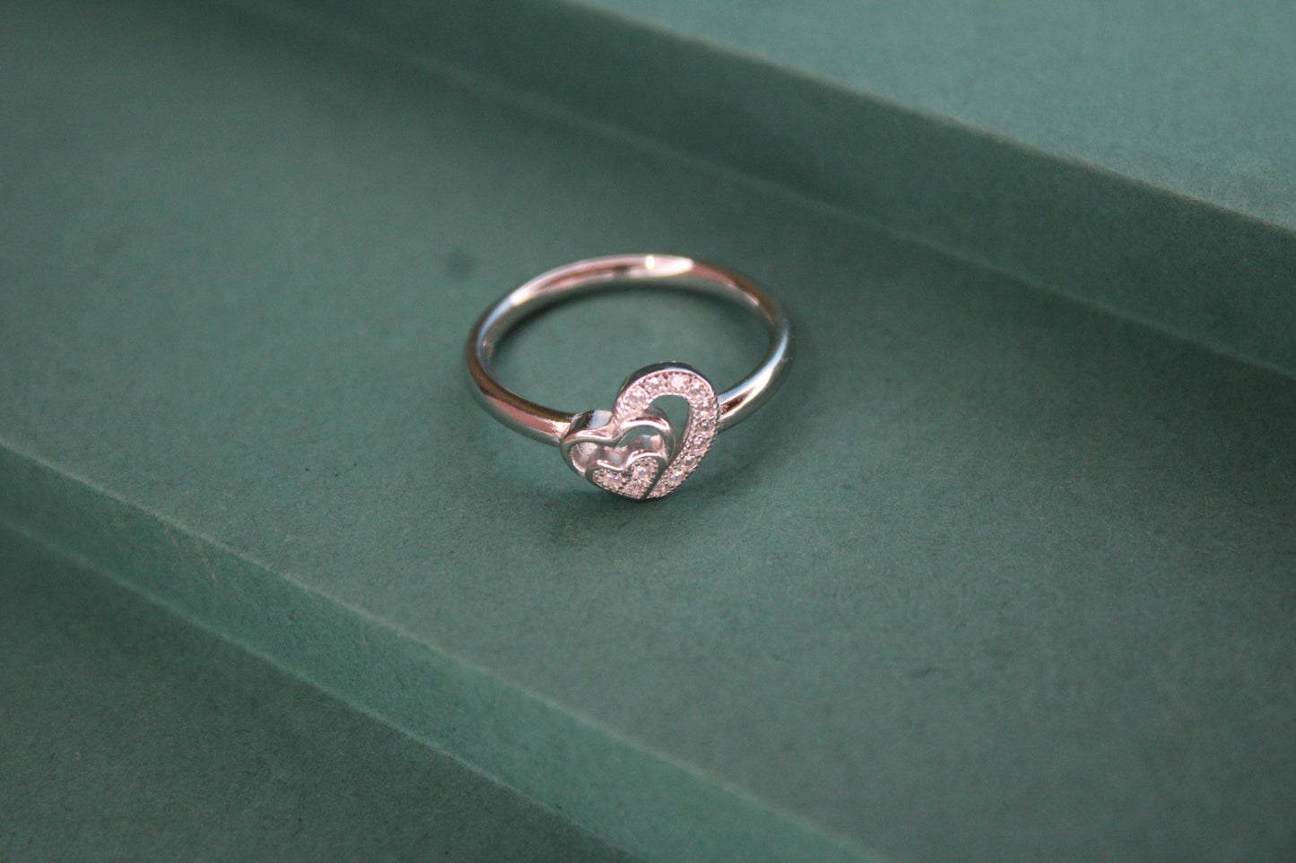 Silver Heart Ring - Avika jewels