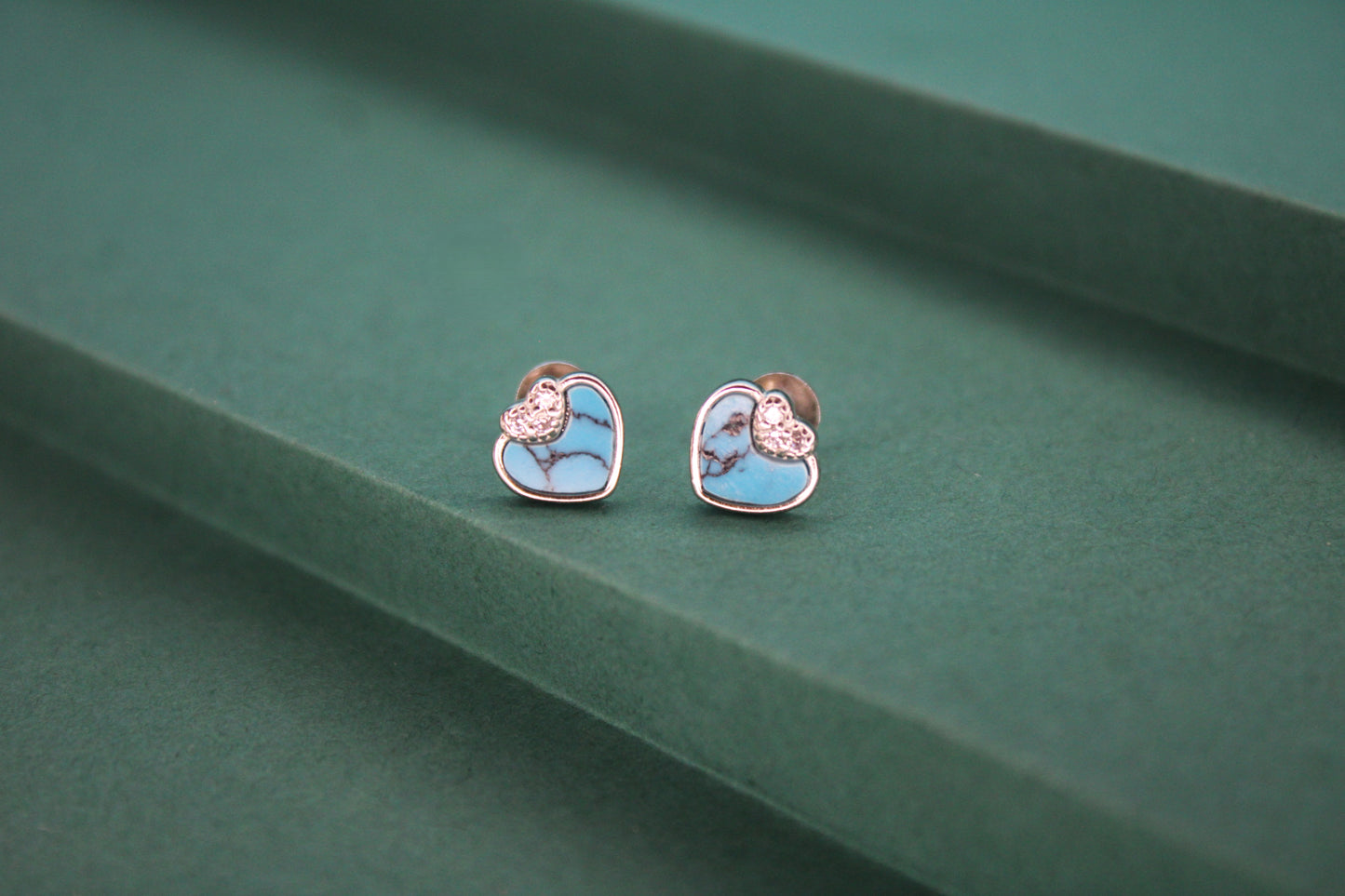 Silver Heart Tops - Avika jewels