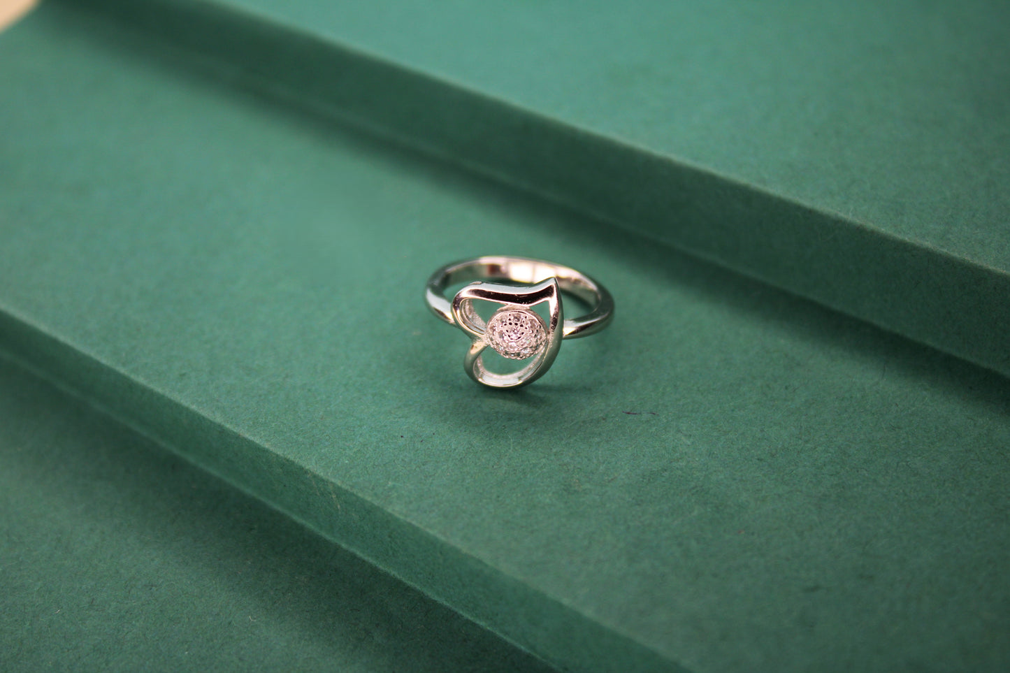 Silver Heart Ring - Avika jewels