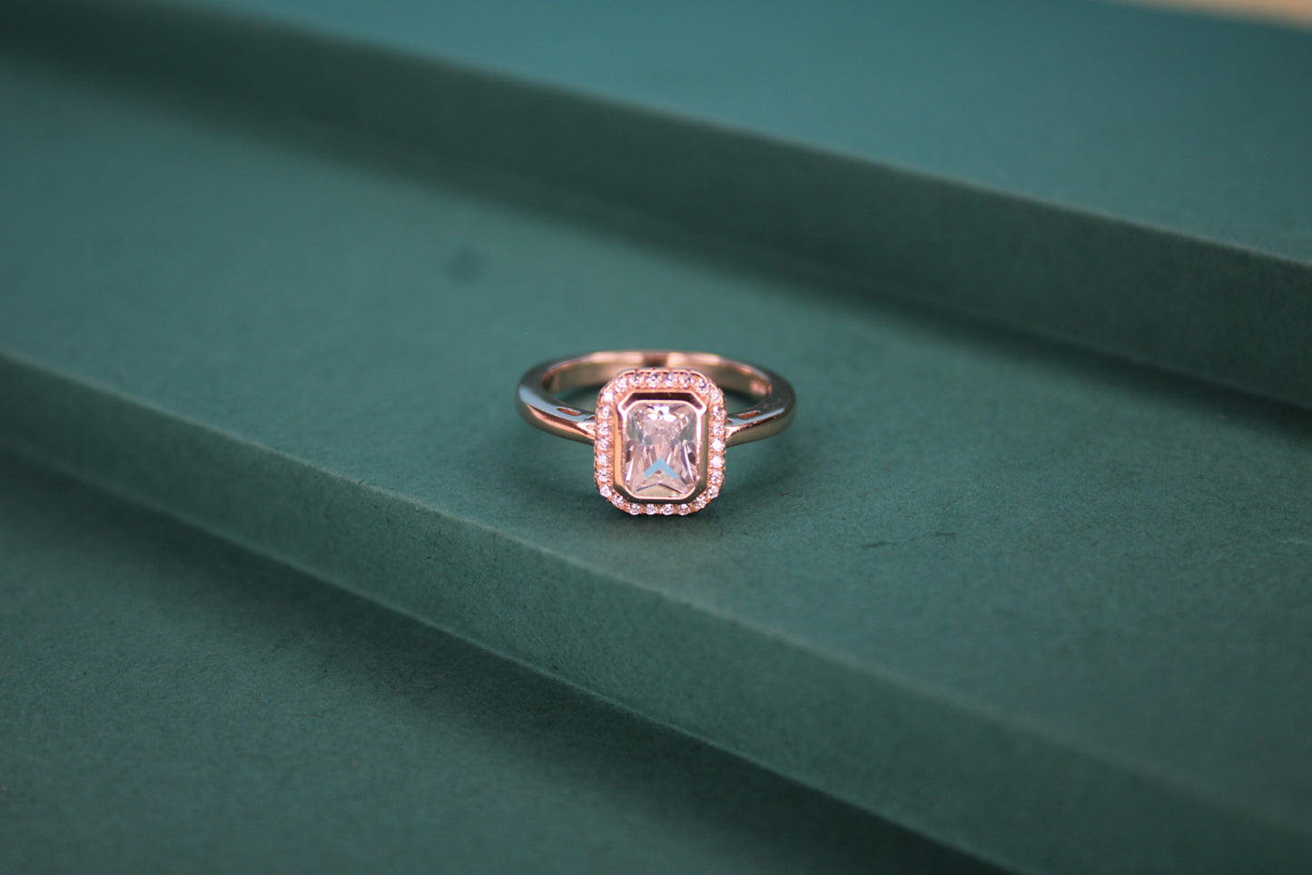 Silver Rosegold Ring - Avika jewels