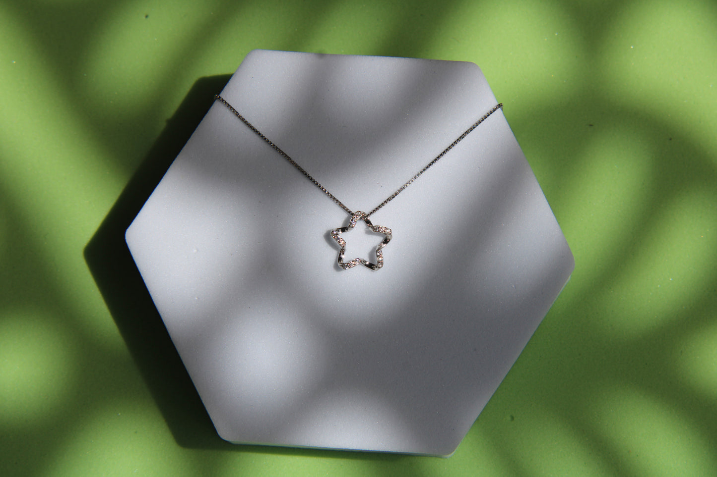 Silver Star Pendant Chain
