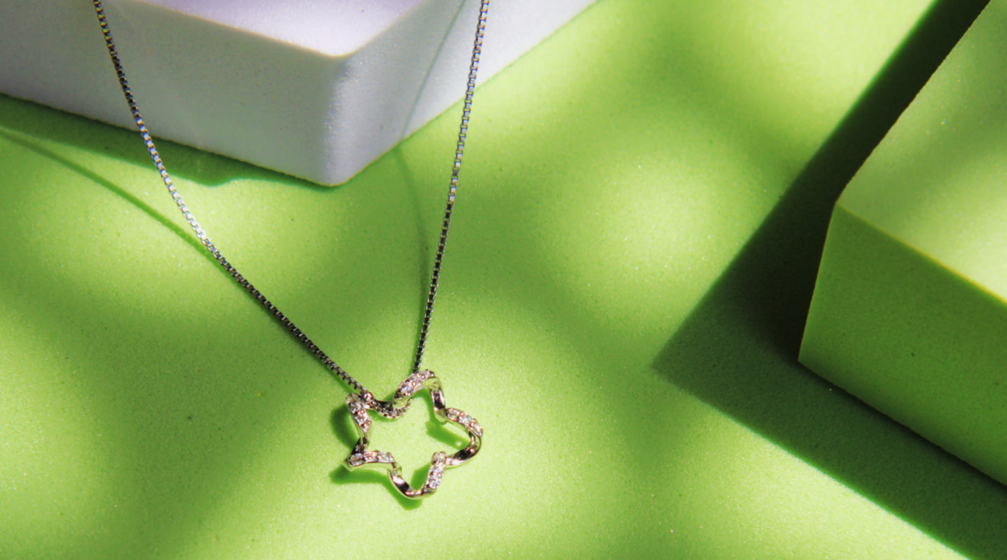 Silver Star Pendant Chain