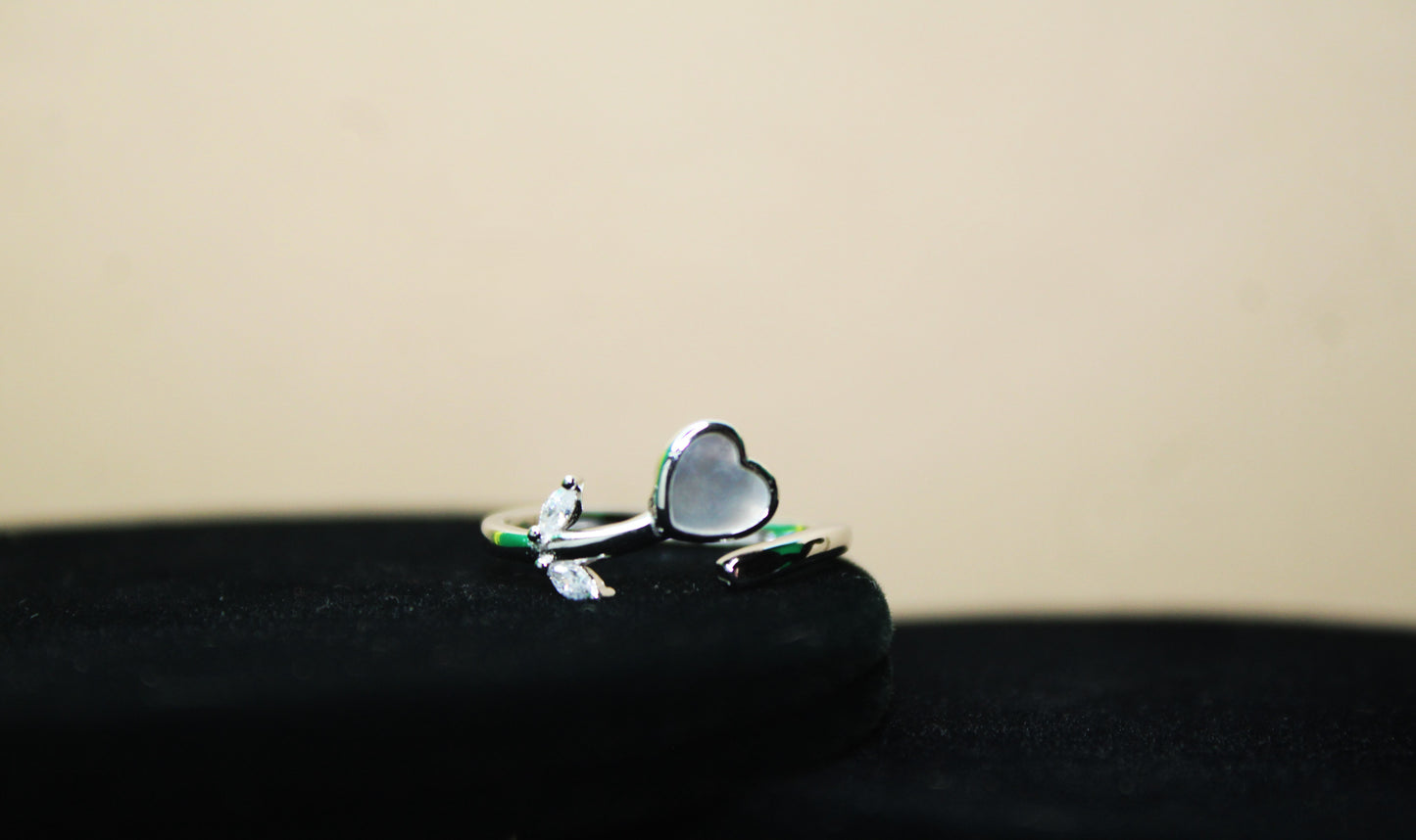 Silver Heart Ring - Avika jewels
