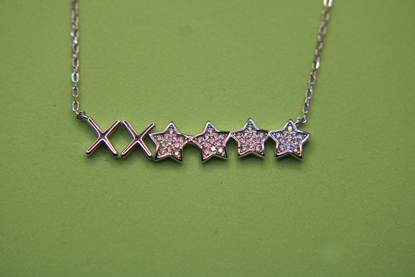 Silver Star Pendant Chain