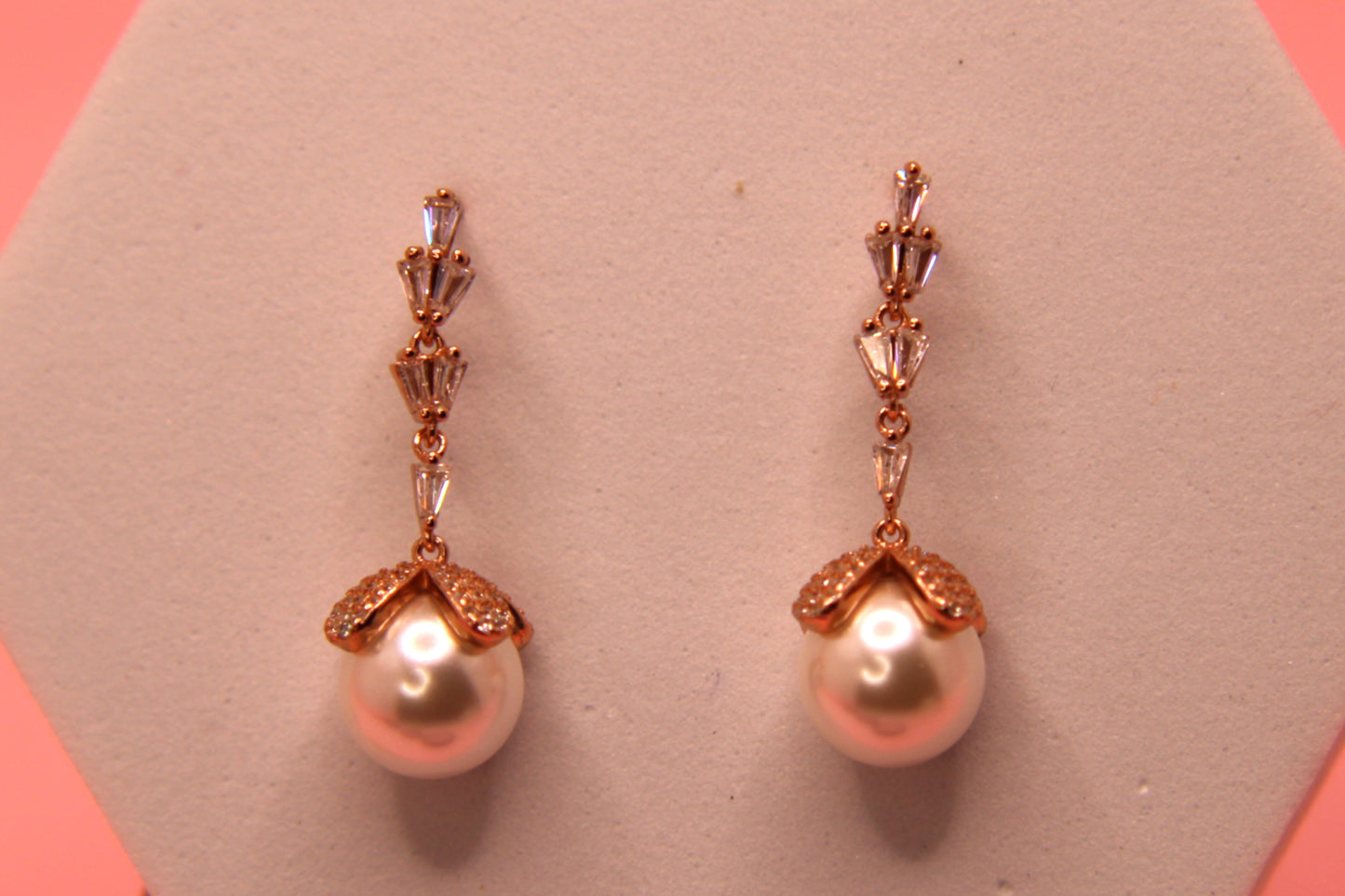 silver Pearl Earings