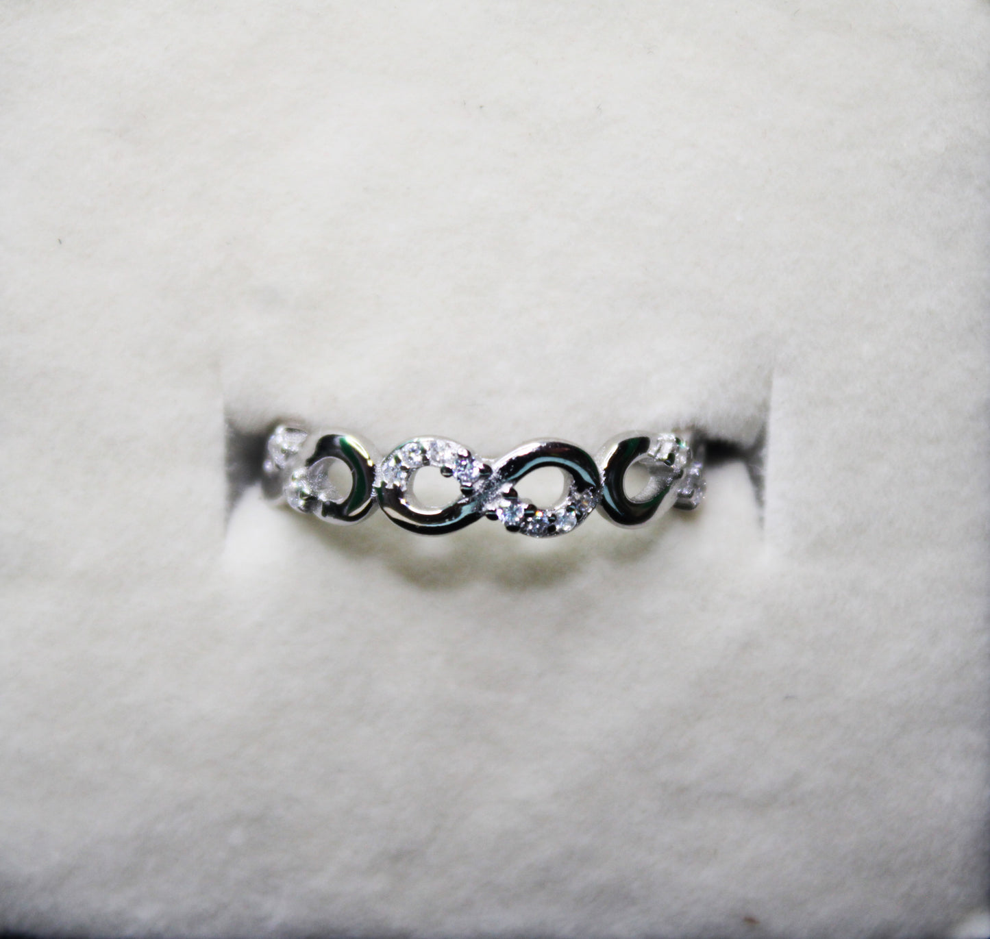 Silver Infinity Ring - Avika jewels