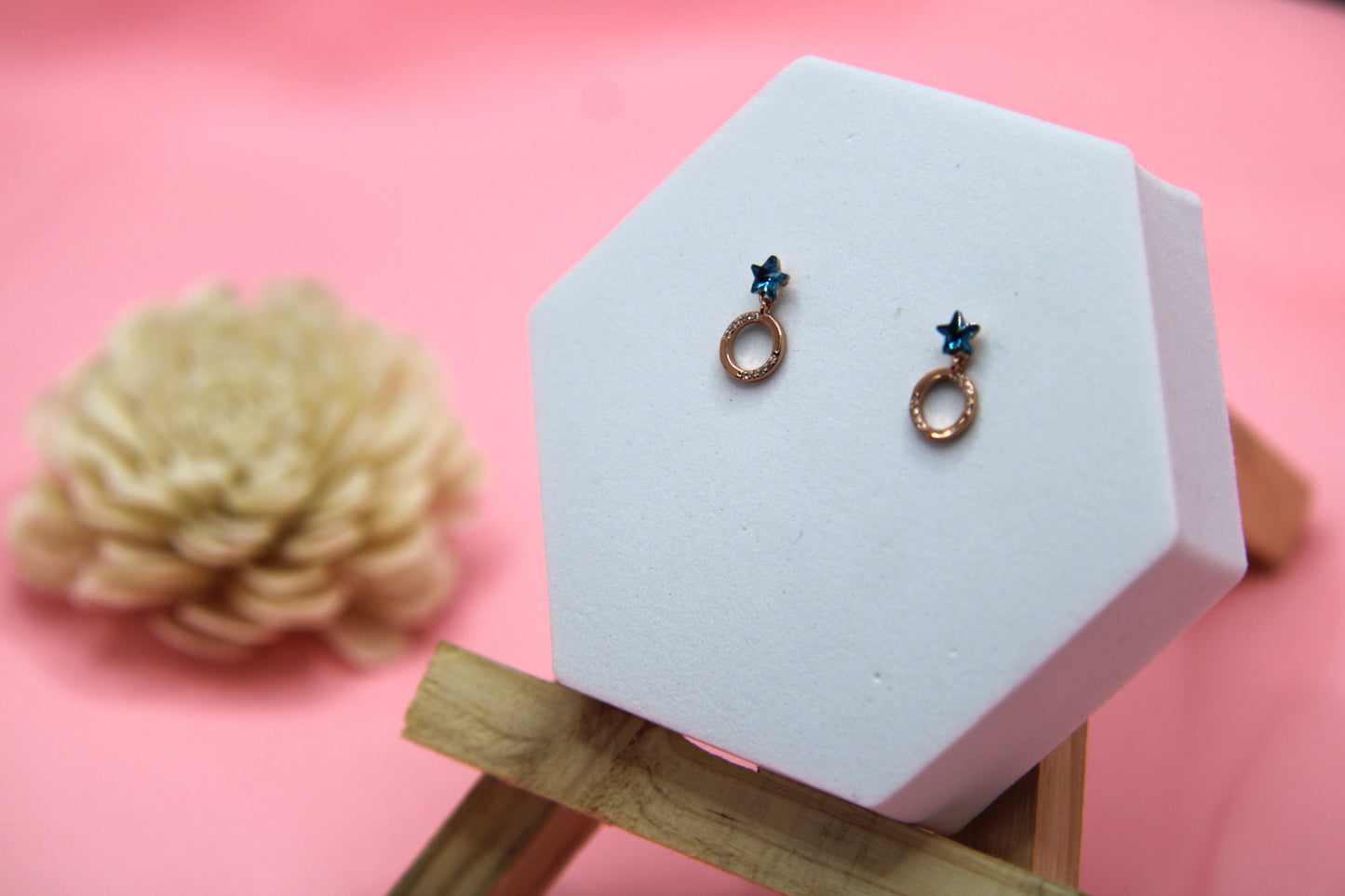 Silver Star Earings - Avika jewels