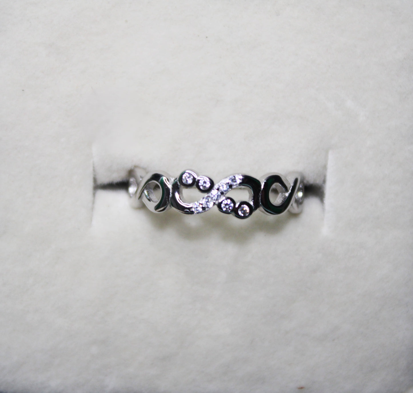 Silver Infinity Ring - Avika jewels