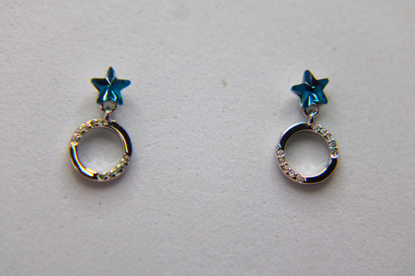 Silver Star Earings - Avika jewels