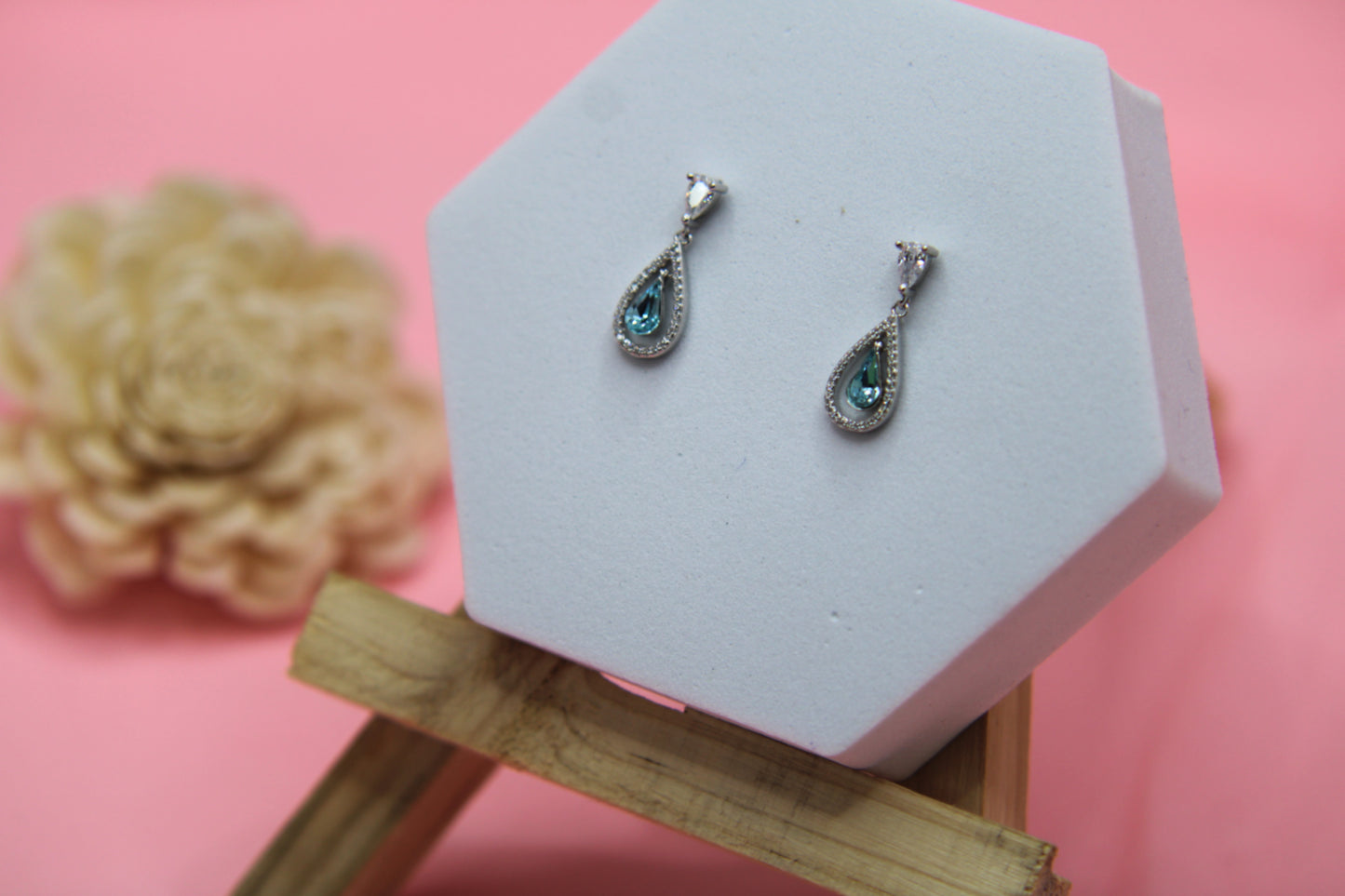 Silver Drop Earings