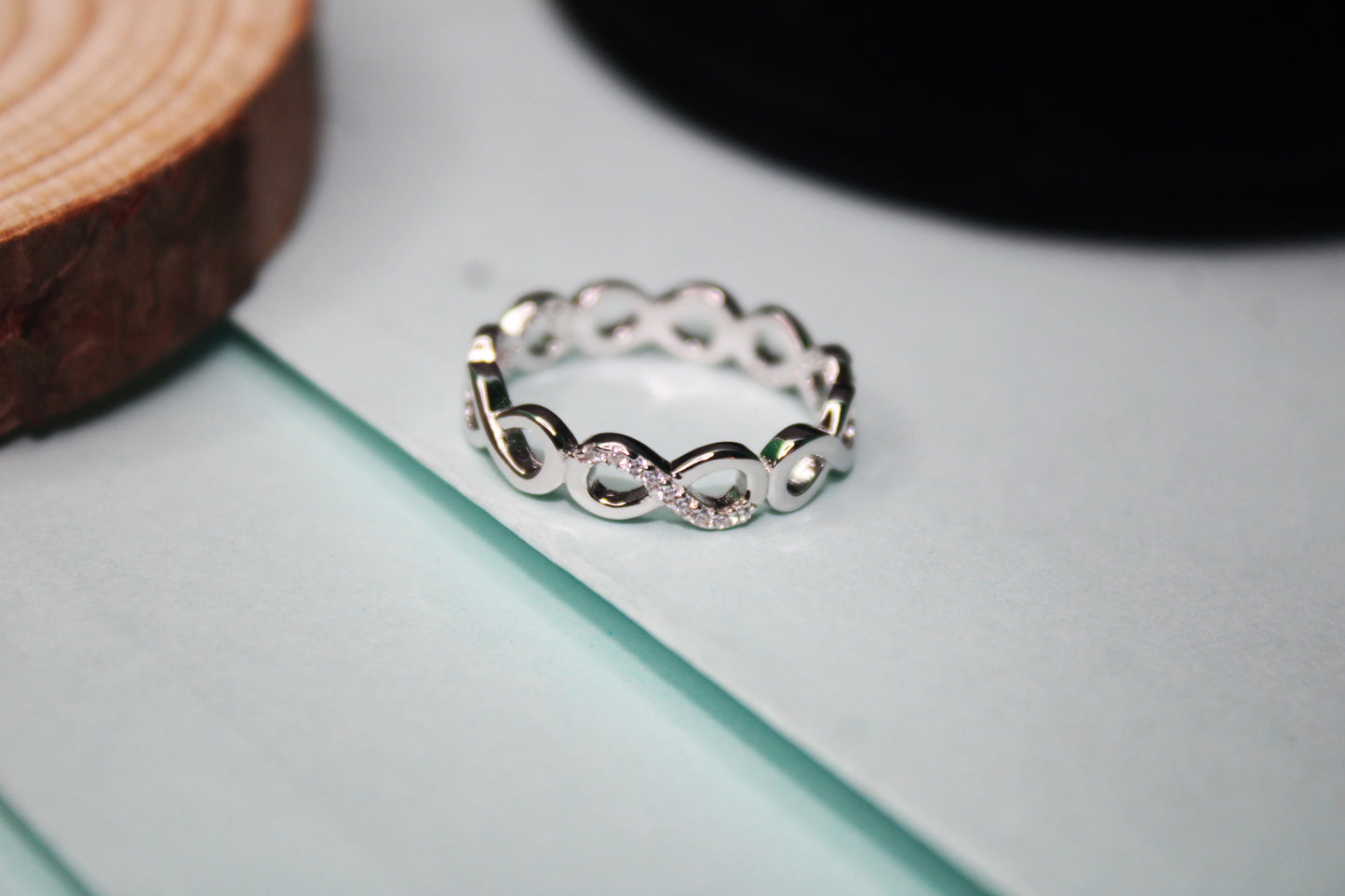Silver Infinity Ring - Avika jewels