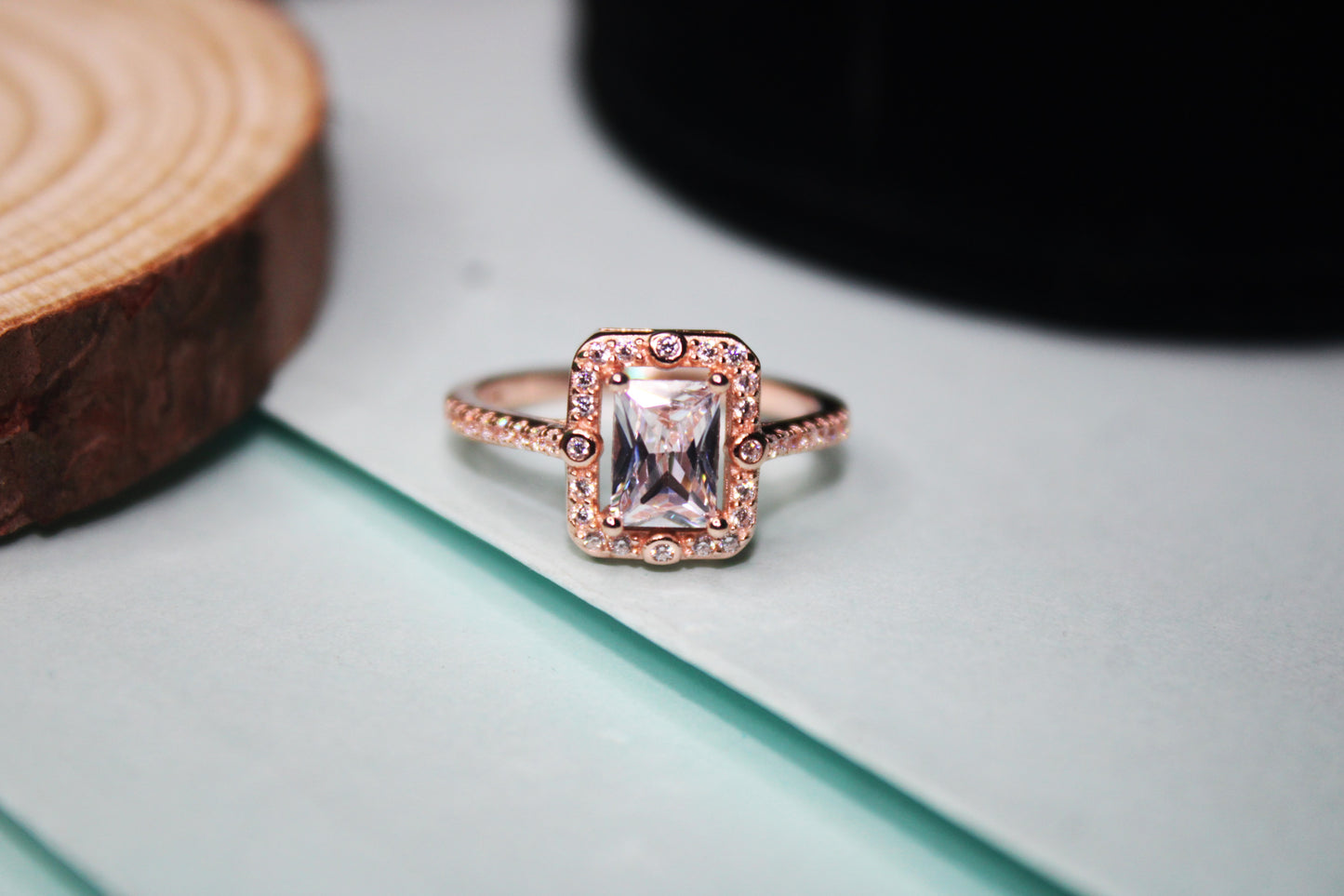 Silver Rosegold Ring - Avika jewels