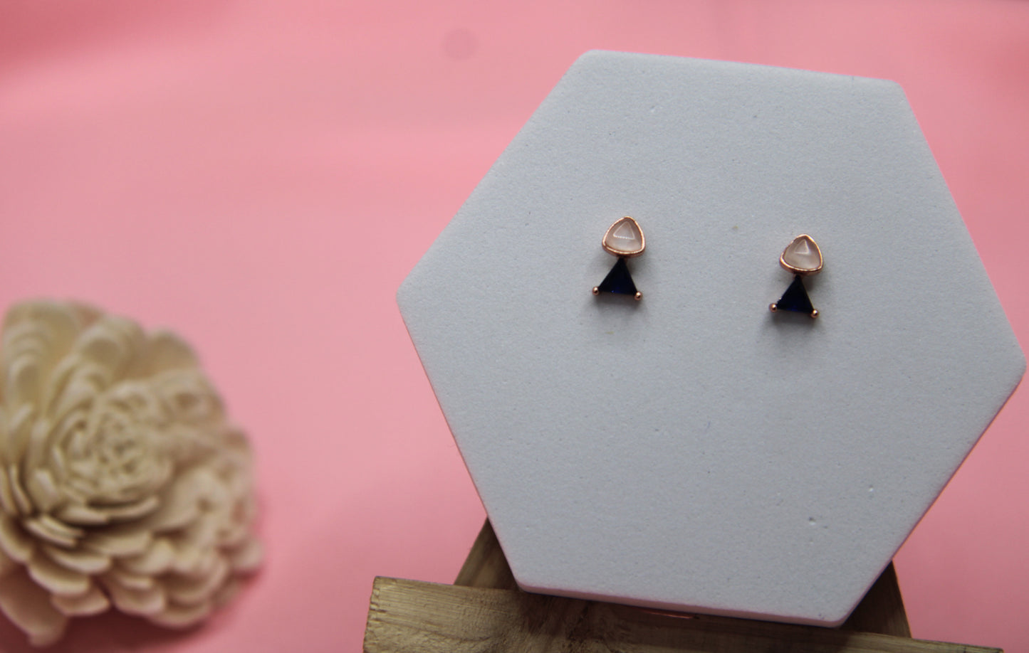 Silver Triangle Tops - Avika jewels