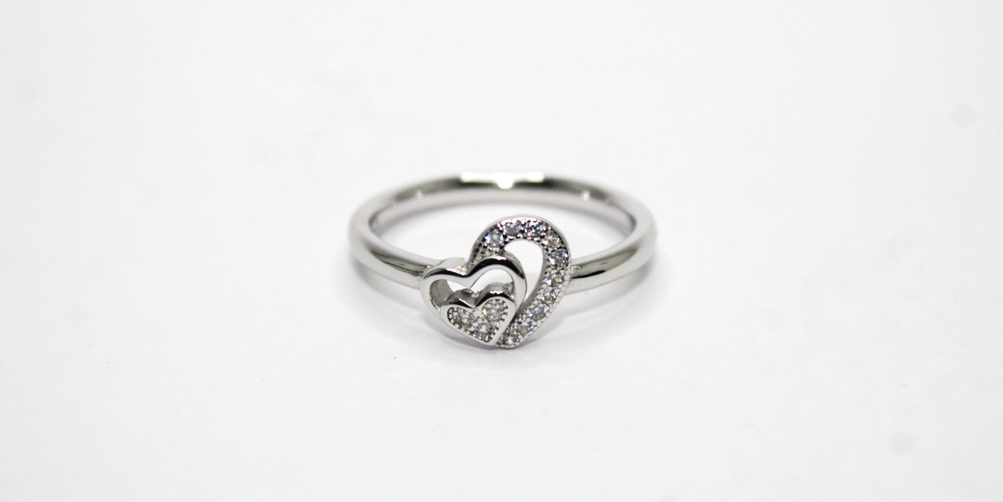 Silver Heart Ring - Avika jewels