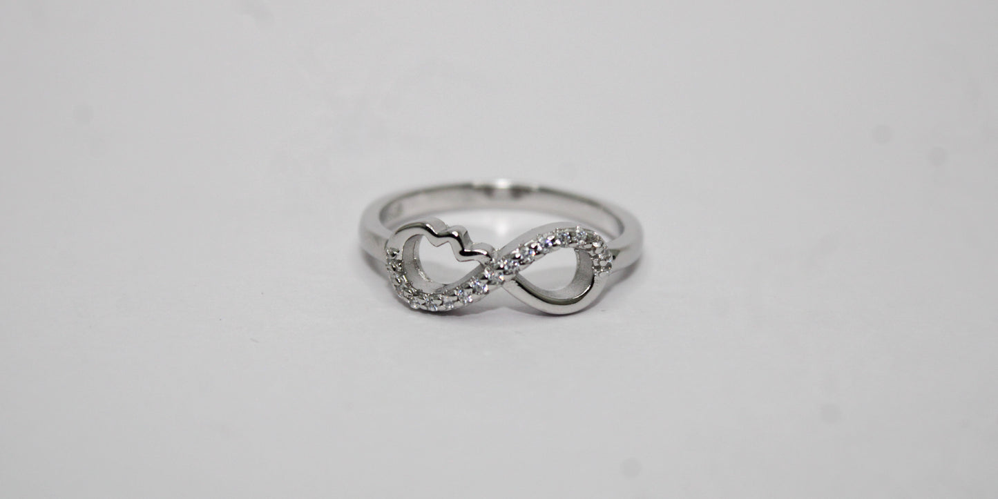 Silver Infinity Ring - Avika jewels