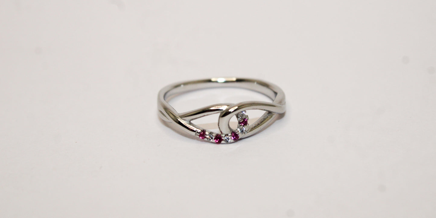 Silver Loop Ring - Avika jewels