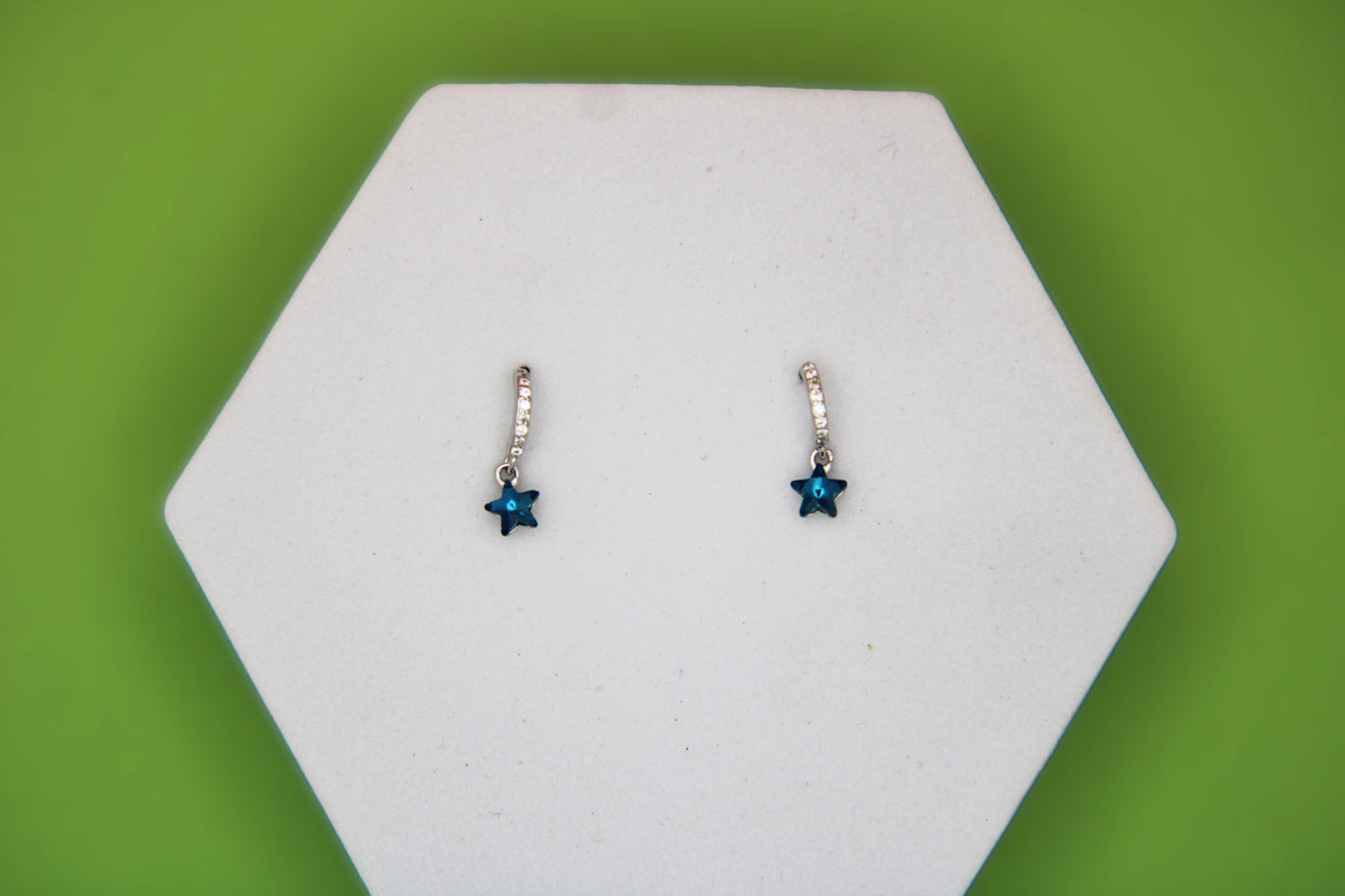 Silver Star Hanging Tops - Avika jewels