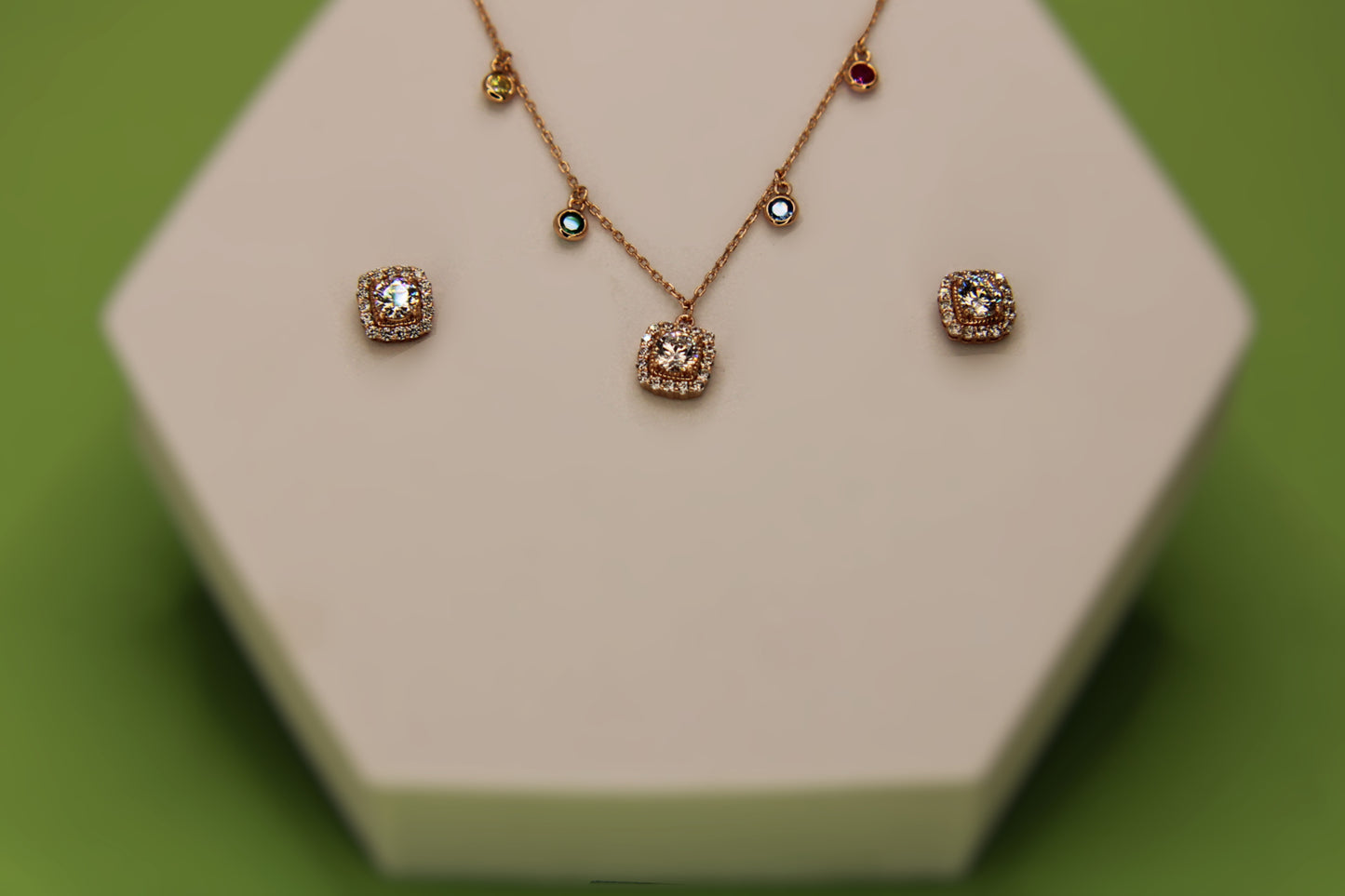 Silver Pendant Tops Set