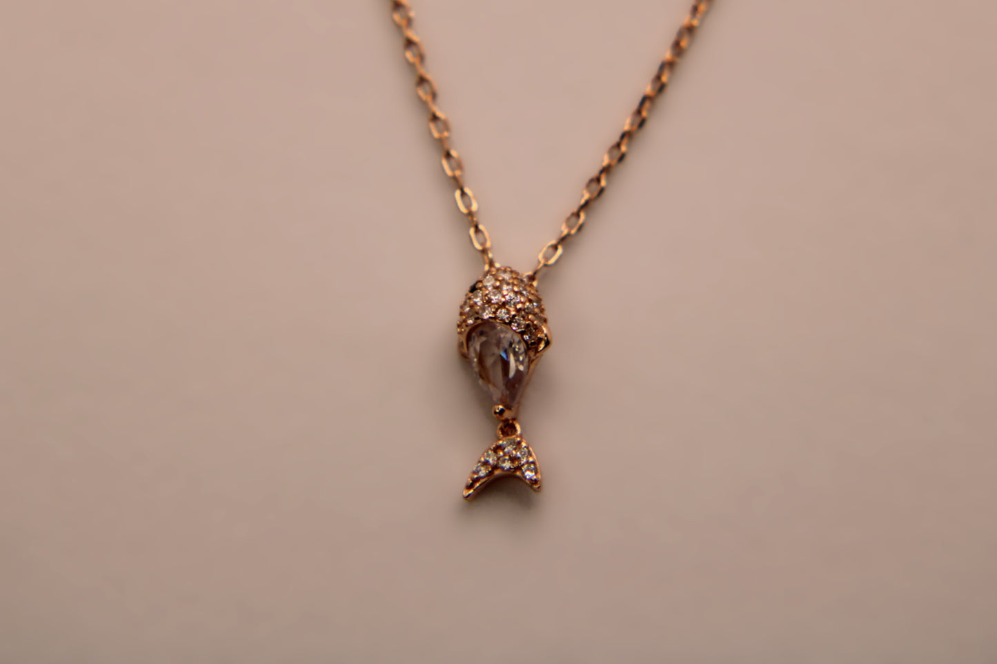 Silver Fish Pendant Chain