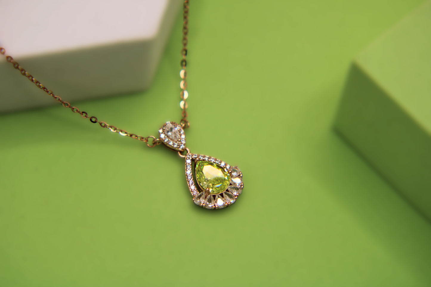 Silver Drop Pendant Chain