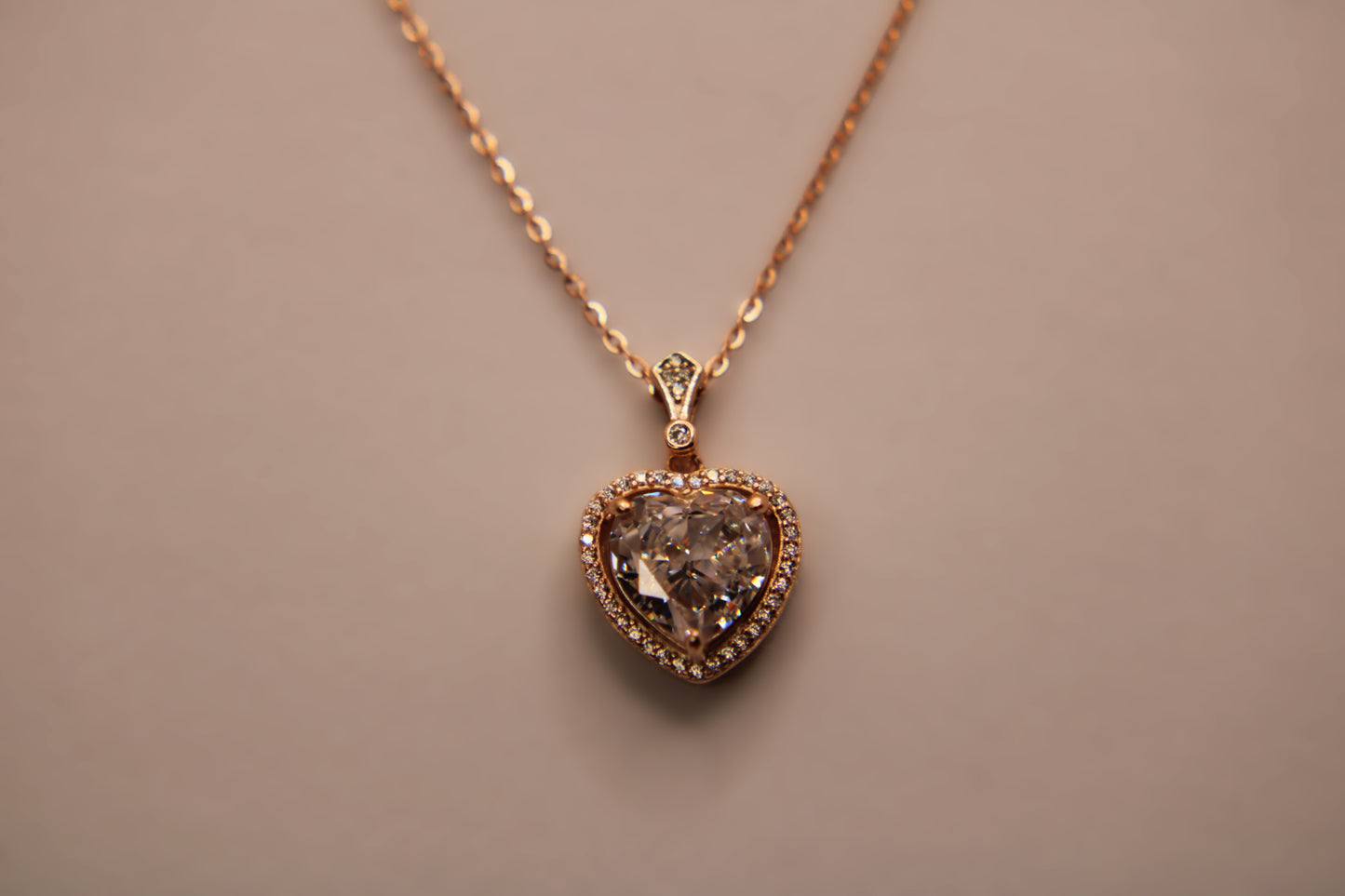 Silver Heart Pendant Chain