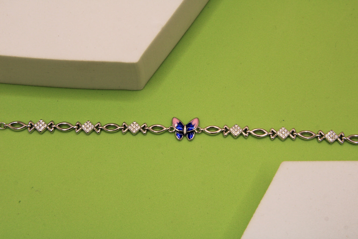 Silver Butterfly Bracelet