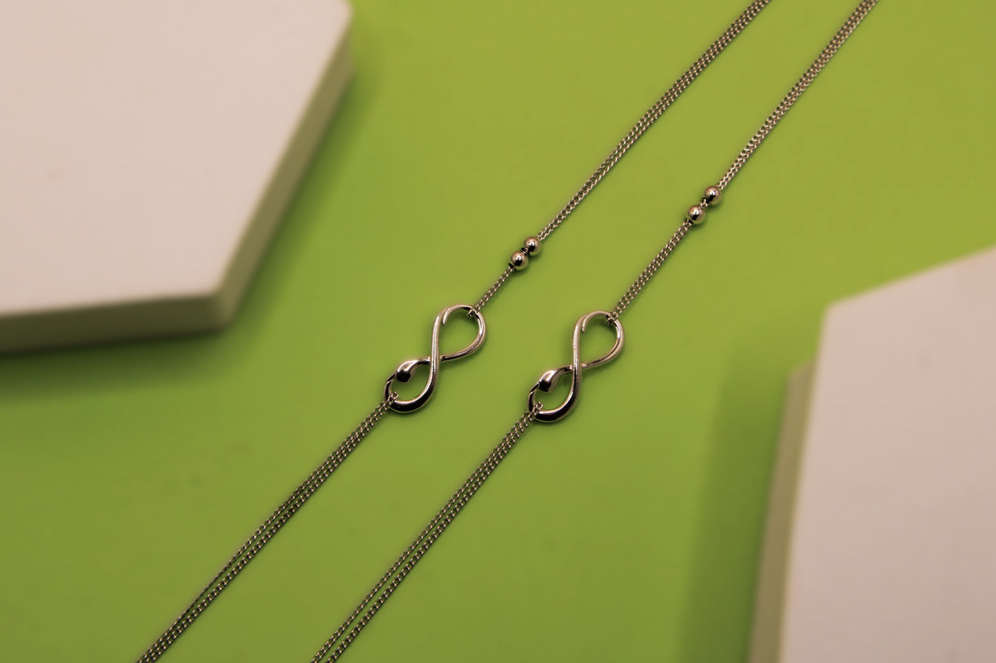 Silver Infinity Payal