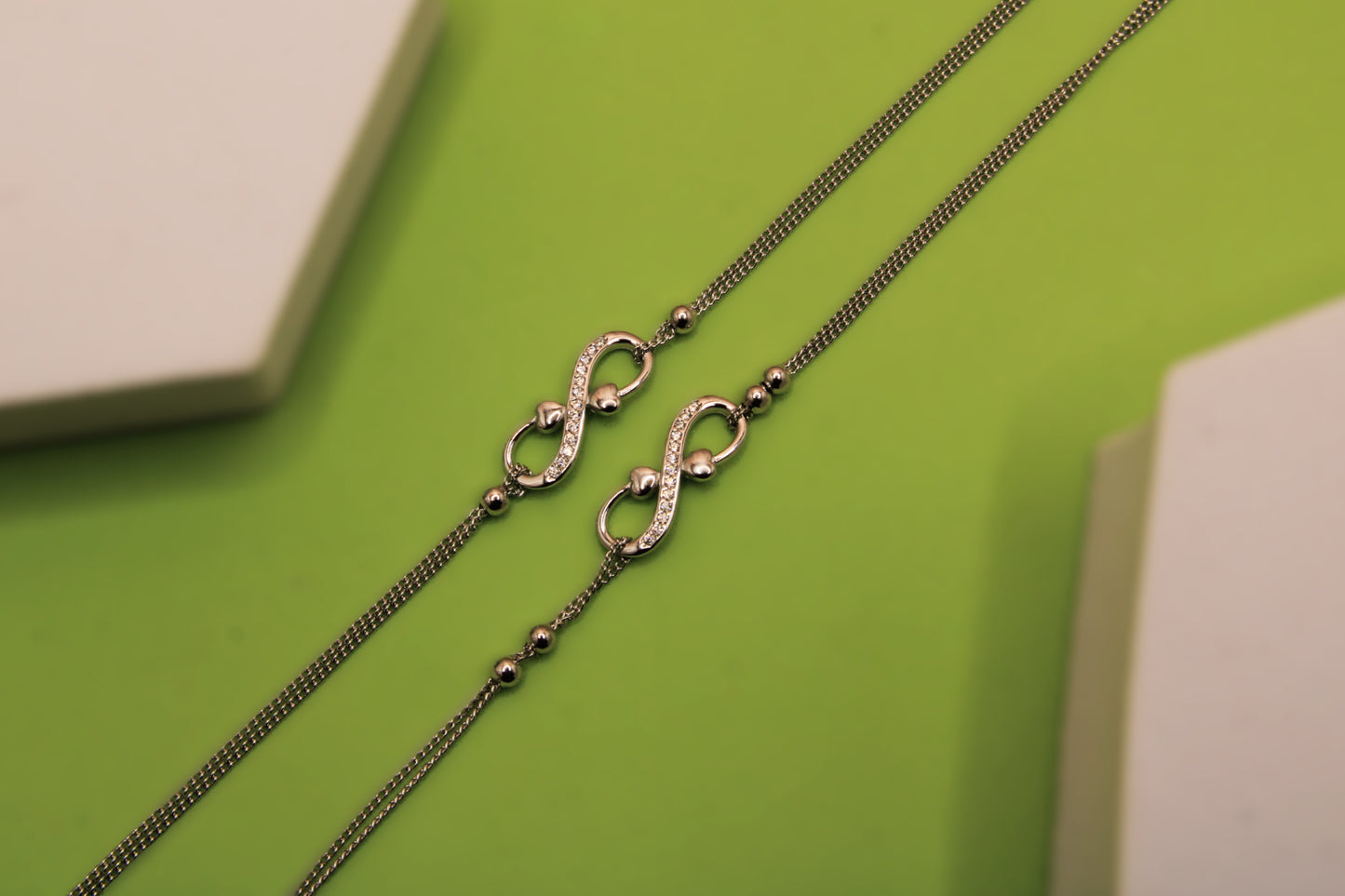 Silver Infinity Payal