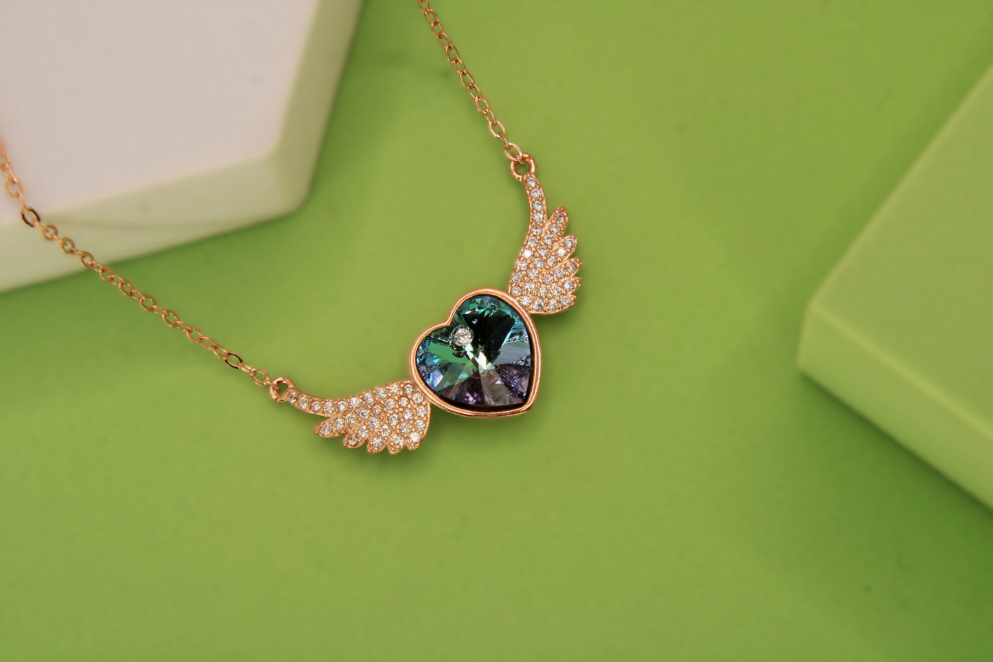 Silver Heart Pendant Chain