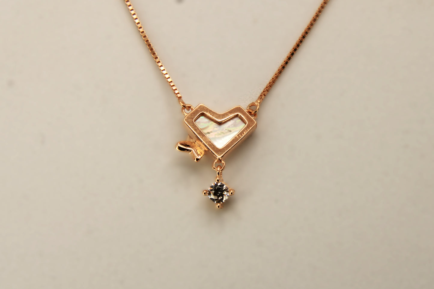 Silver Heart Pendant Chain