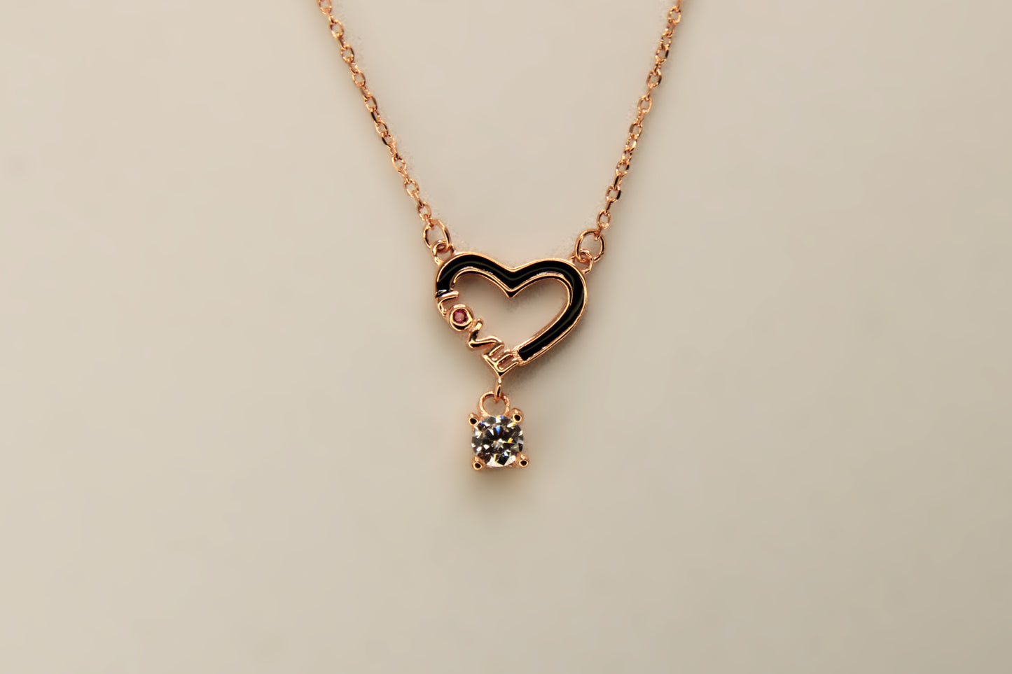 Silver Heart Pendant Chain