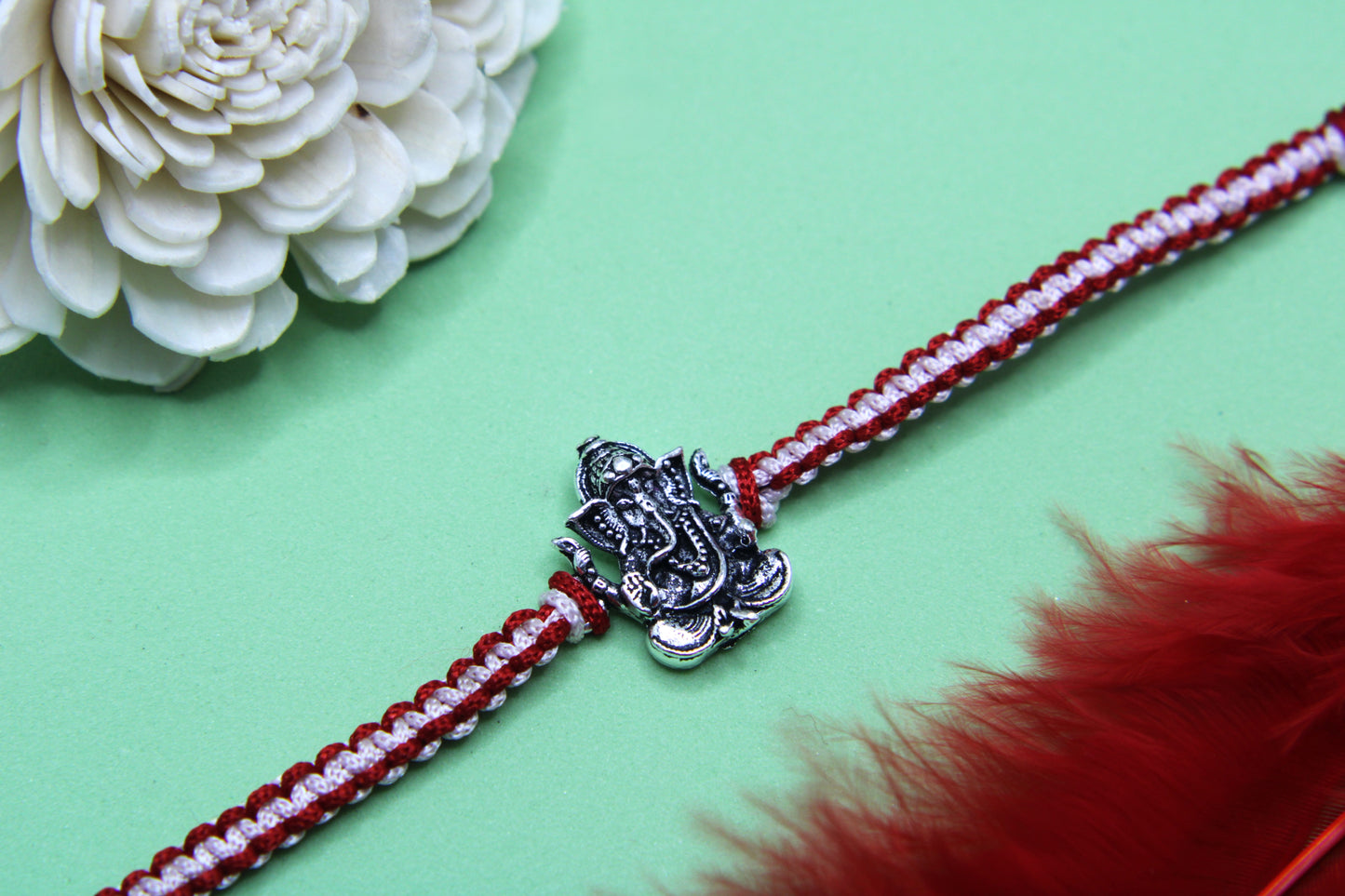 Silver Ganesha Rakhi
