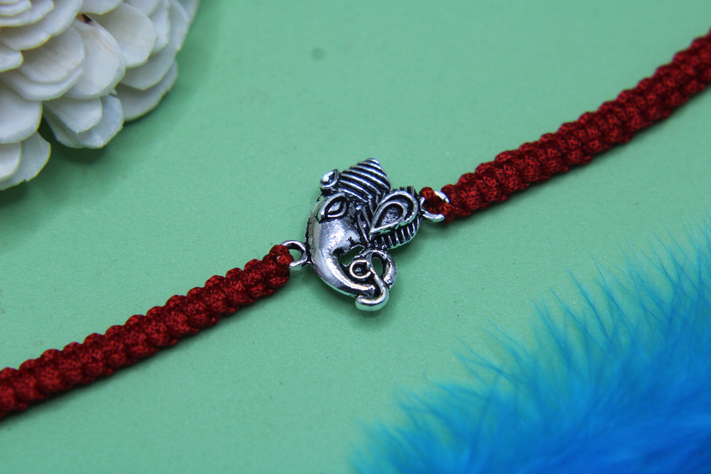 Silver Ganesha Rakhi