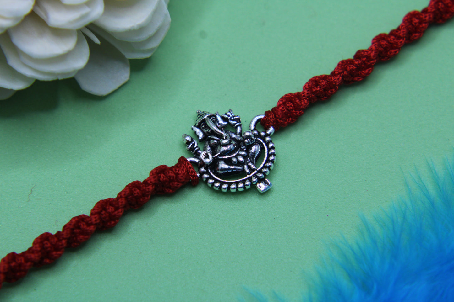 Silver Ganesha Rakhi