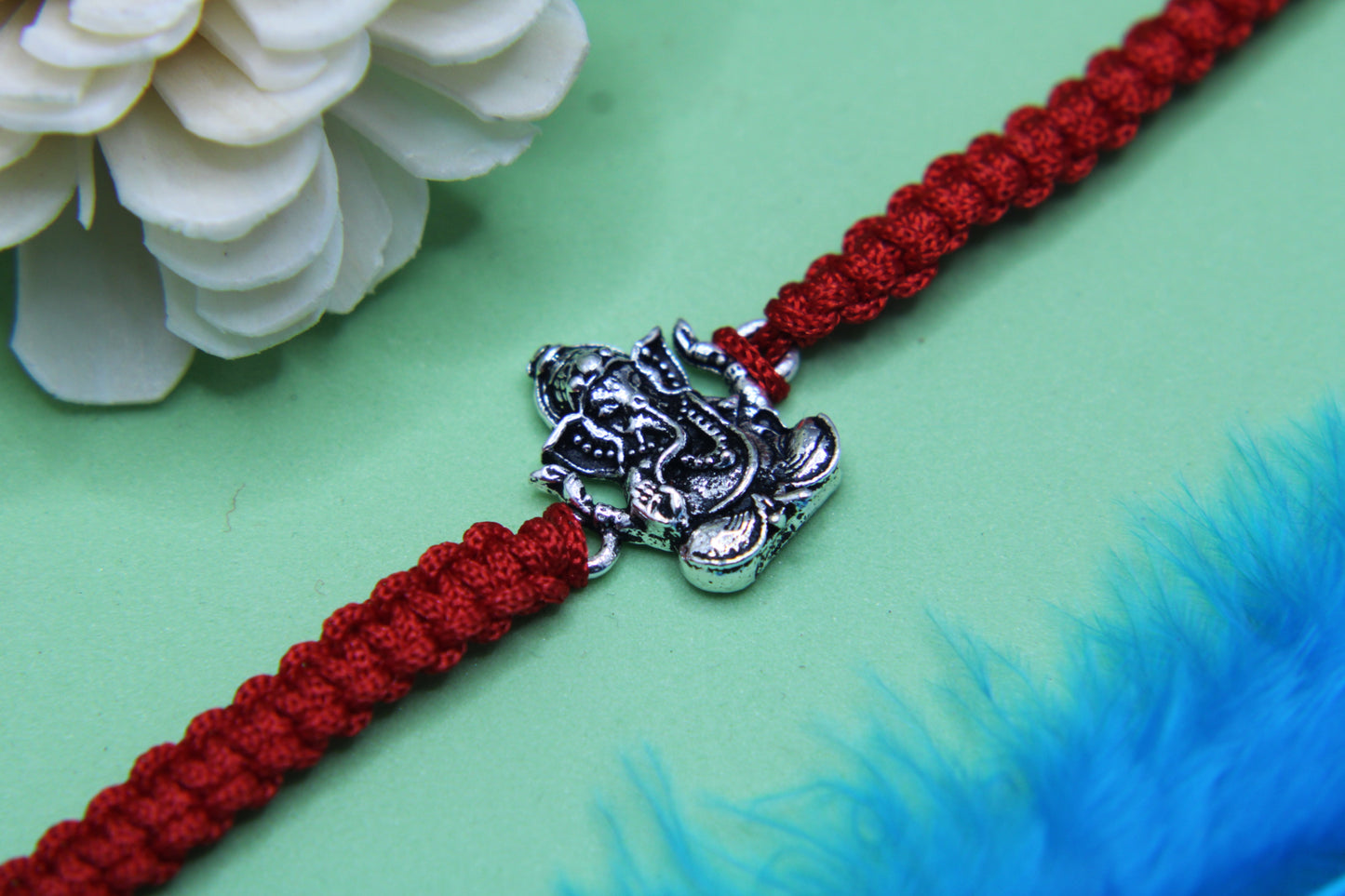 Silver Ganesha Rakhi