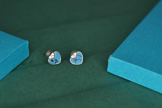 Silver Heart Tops - Avika jewels