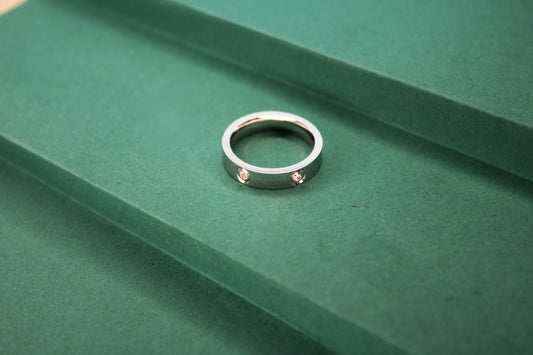 Silver Band Ring - Avika jewels