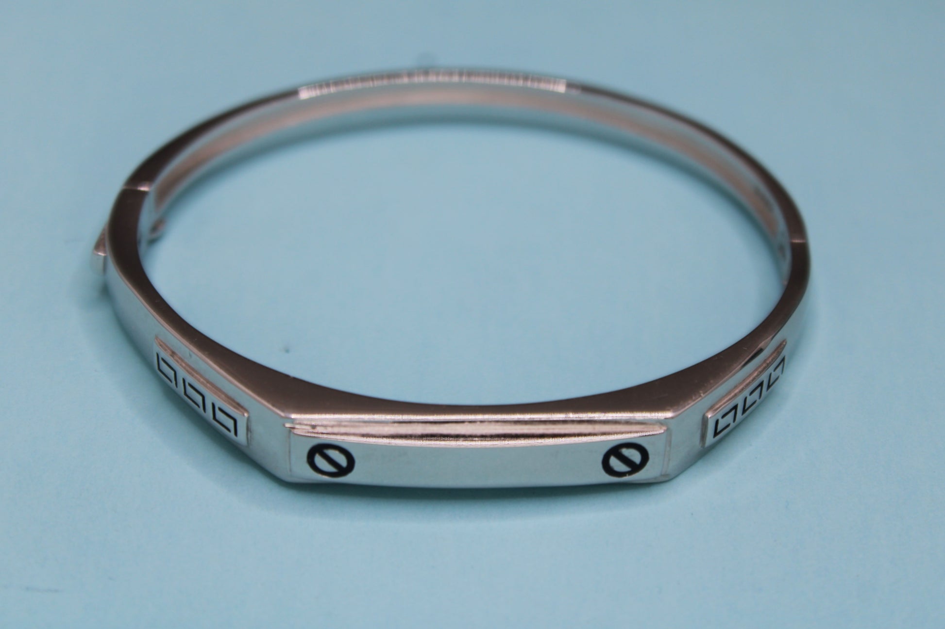 Silver Gents Kada - Avika jewels