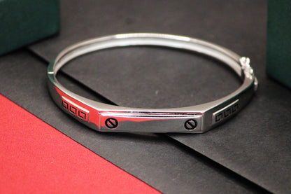 Silver Gents Kada - Avika jewels