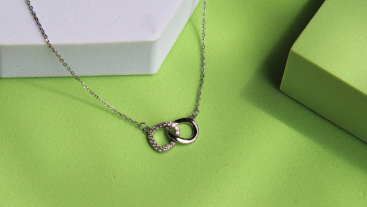 Silver Loop Pendant Chain - Avika jewels
