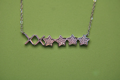 Silver Star Pendant Chain