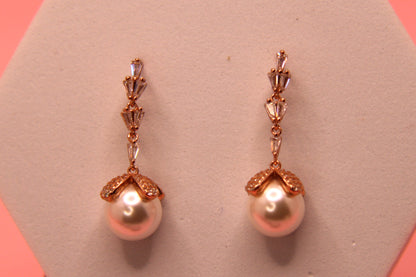 silver Pearl Earings