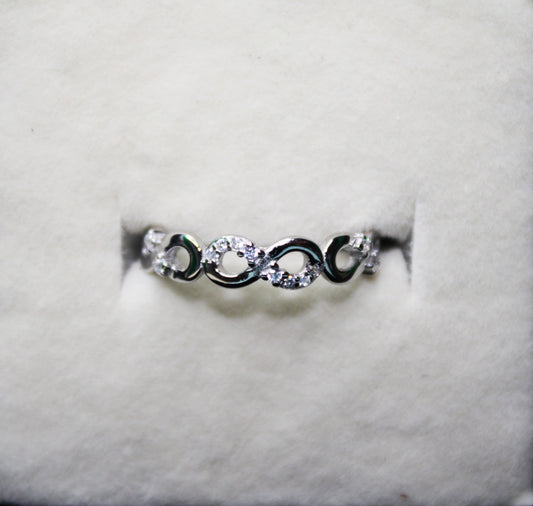 Silver Infinity Ring - Avika jewels