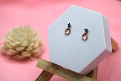 Silver Star Earings