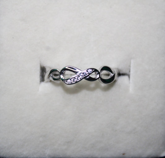 Silver Infinity Ring - Avika jewels