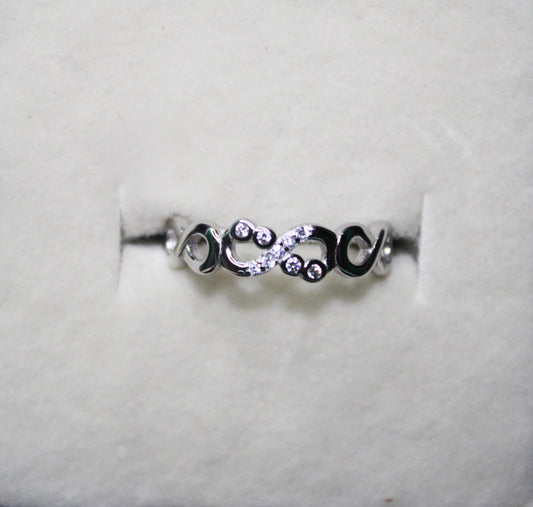 Silver Infinity Ring - Avika jewels