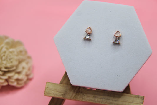Silver Triangle Tops - Avika jewels