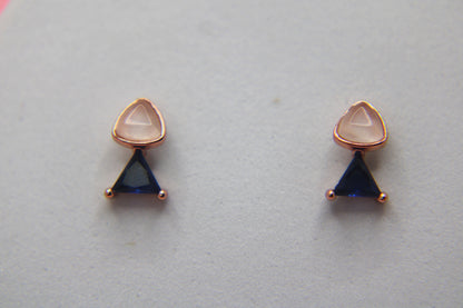 Silver Triangle Tops - Avika jewels