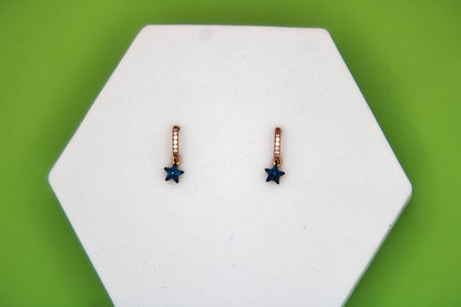 Silver Star Hanging Tops - Avika jewels