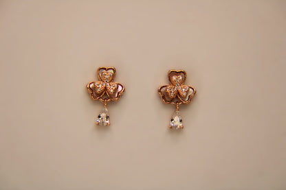 Silver Flower Pendant Tops Set - Avika jewels